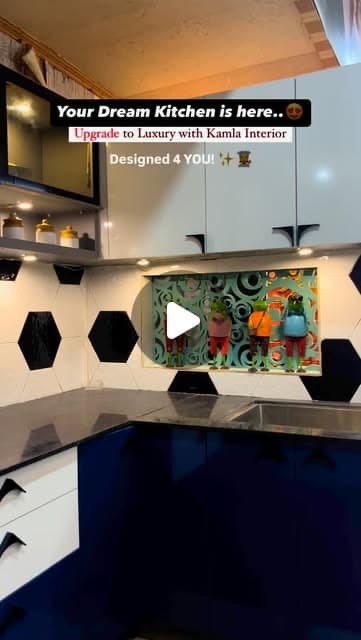 Kamla Interiors reel: A modular kitchen designed for you.
